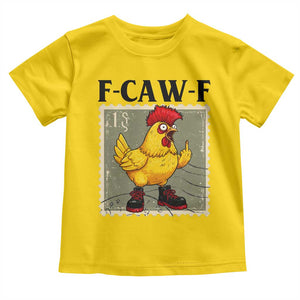 F Caw F Screaming Chicken Toddler T Shirt Metal Heavy Punk Rock Music TS10 Daisy Print Your Wear