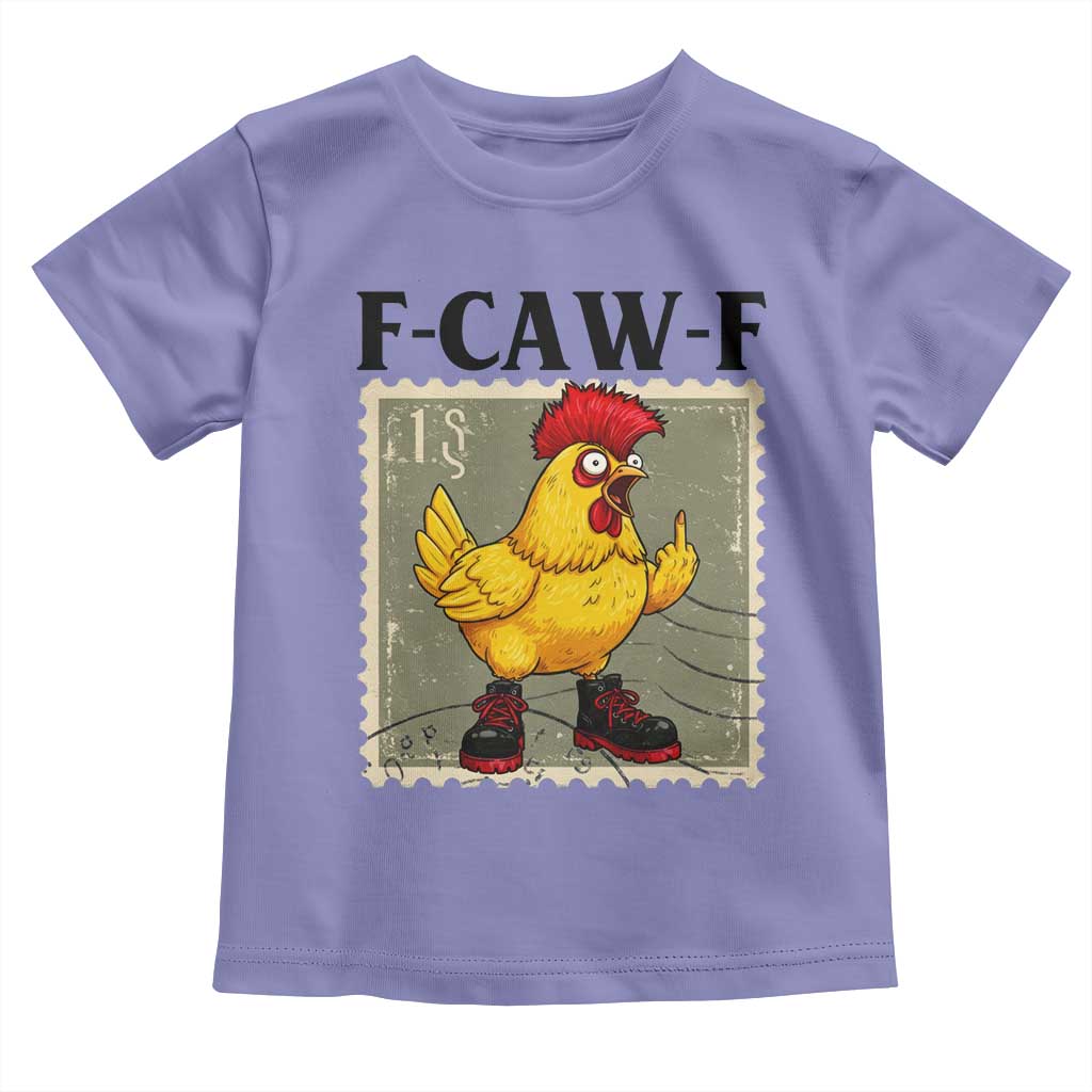 F Caw F Screaming Chicken Toddler T Shirt Metal Heavy Punk Rock Music TS10 Violet Print Your Wear