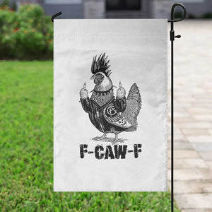 F Caw F Screaming Chicken Garden Flag Metal Heavy Punk Rock Music Lovers TS10 Print Your Wear