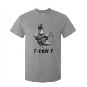 F Caw F Screaming Chicken T Shirt For Kid Metal Heavy Punk Rock Music Lovers TS10 Sport Gray Print Your Wear
