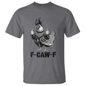 F Caw F Screaming Chicken T Shirt Metal Heavy Punk Rock Music Lovers TS10 Charcoal Print Your Wear