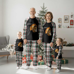 F-Caw-F Funny Silly Turkey Plaid Pajama Set Happy Thanksgiving Day Family Dinner TS10 Christmas Plaid Print Your Wear