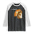 F-Caw-F Funny Silly Turkey Raglan Shirt Happy Thanksgiving Day Family Dinner TS10 Black White Print Your Wear