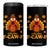 F-Caw-F Funny Turkey 4 in 1 Can Cooler Tumbler Happy Thanksgiving Day Autumn Family Dinner TS10 One Size: 16 oz Black Print Your Wear