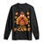 F-Caw-F Funny Turkey Long Sleeve Shirt Happy Thanksgiving Day Autumn Family Dinner - Print Your Wear