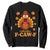 F-Caw-F Funny Turkey Sweatshirt Happy Thanksgiving Day Autumn Family Dinner - Print Your Wear