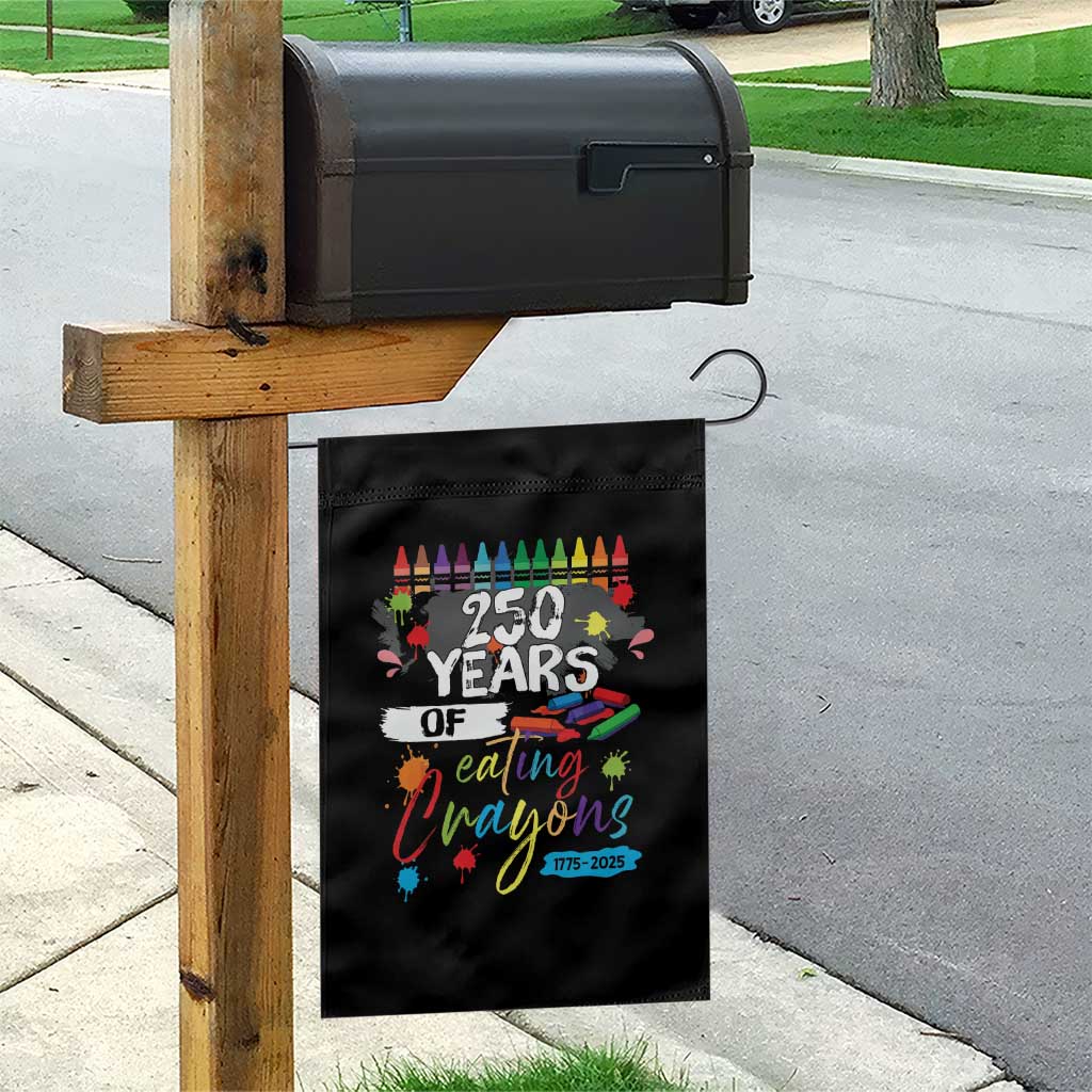 250 Years Of Eating Crayons Garden Flag Marine Veteran 250th Anniversary TS10 Print Your Wear