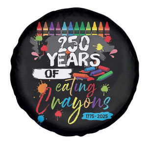 250 Years Of Eating Crayons Spare Tire Cover Marine Veteran 250th Anniversary TS10 Print Your Wear