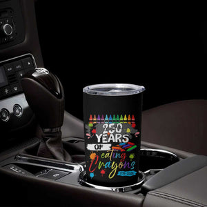 250 Years Of Eating Crayons Tumbler Cup Marine Veteran 250th Anniversary TS10 Print Your Wear