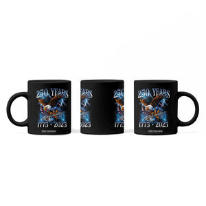 Marine Veteran 250th Anniversary Coffee Mug Eagle Patriotic Military Gift for Marines Veterans TS10 Print Your Wear