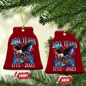Marine Veteran 250th Anniversary Ceramic Ornament Eagle Patriotic Military Gift for Marines Veterans TS10 Print Your Wear