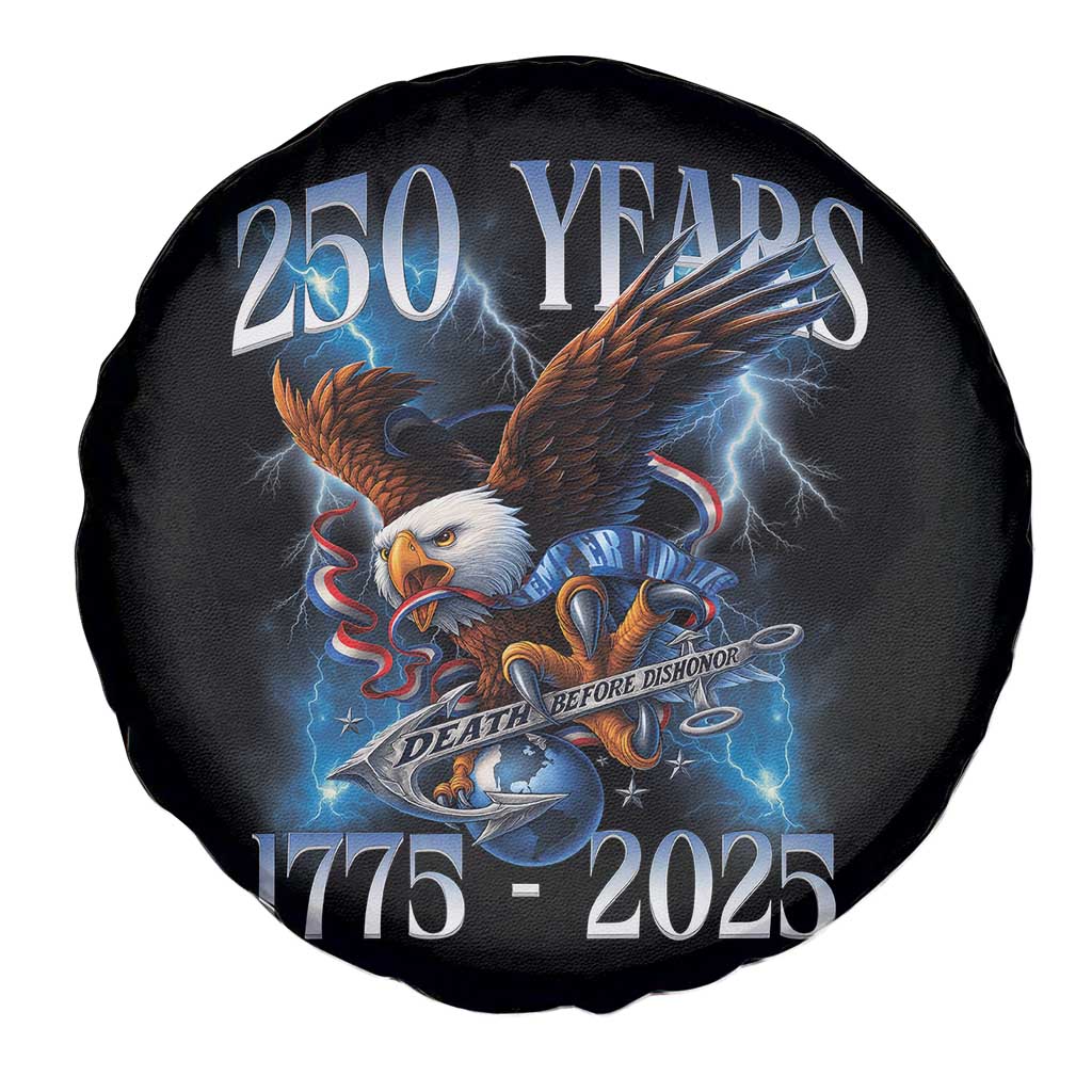 Marine Veteran 250th Anniversary Spare Tire Cover Eagle Patriotic Military Gift for Marines Veterans TS10 Print Your Wear