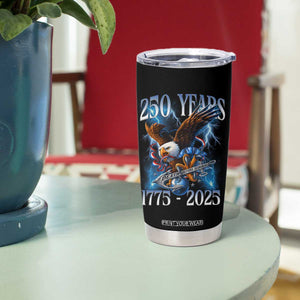 Marine Veteran 250th Anniversary Tumbler Cup Eagle Patriotic Military Gift for Marines Veterans TS10 Print Your Wear
