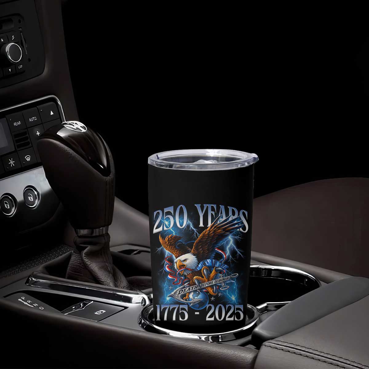 Marine Veteran 250th Anniversary Tumbler Cup Eagle Patriotic Military Gift for Marines Veterans TS10 Print Your Wear