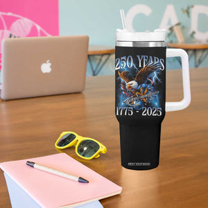Marine Veteran 250th Anniversary Tumbler With Handle Eagle Patriotic Military Gift for Marines Veterans TS10 Print Your Wear