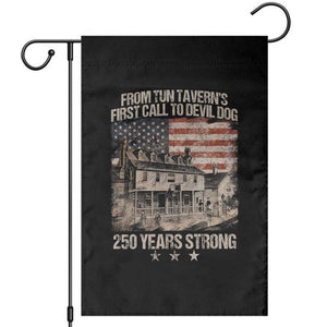Tun Tavern 250th Anniversary Garden Flag Patriotic Veteran Military Gift American Flag - Print Your Wear
