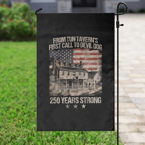 Tun Tavern 250th Anniversary Garden Flag Patriotic Veteran Military Gift American Flag - Print Your Wear