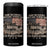 Tun Tavern 250th Anniversary 4 in 1 Can Cooler Tumbler Patriotic Veteran Military Gift American Flag - Print Your Wear