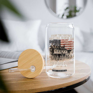 Tun Tavern 250th Anniversary Glass Can Patriotic Veteran Military Gift American Flag TS10 Print Your Wear