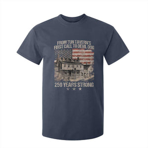 Tun Tavern 250th Anniversary T Shirt For Kid Patriotic Veteran Military Gift American Flag TS10 Navy Print Your Wear