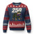250 Years Of Eating Crayons Ugly Christmas Sweater Vintage Bulldog Patriotic Veteran Military Gift - Print Your Wear