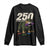 250 Years Of Eating Crayons Long Sleeve Shirt Vintage Bulldog Patriotic Veteran Military Gift TS10 Black Print Your Wear