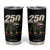 250 Years Of Eating Crayons Tumbler Cup Vintage Bulldog Patriotic Veteran Military Gift TS10 Black Print Your Wear