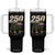 250 Years Of Eating Crayons Tumbler With Handle Vintage Bulldog Patriotic Veteran Military Gift TS10 One Size: 40 oz Black Print Your Wear