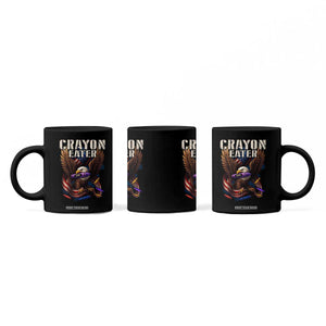 Crayon Eater Coffee Mug Funny Eagle 250th Anniversary Veterans Gifts TS10 Print Your Wear