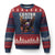 Crayon Eater Ugly Christmas Sweater Funny Eagle 250th Anniversary Veterans Gifts - Print Your Wear