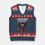 Crayon Eater V-Neck Knit Sweater Vest Funny Eagle 250th Anniversary Veterans Gifts - Print Your Wear