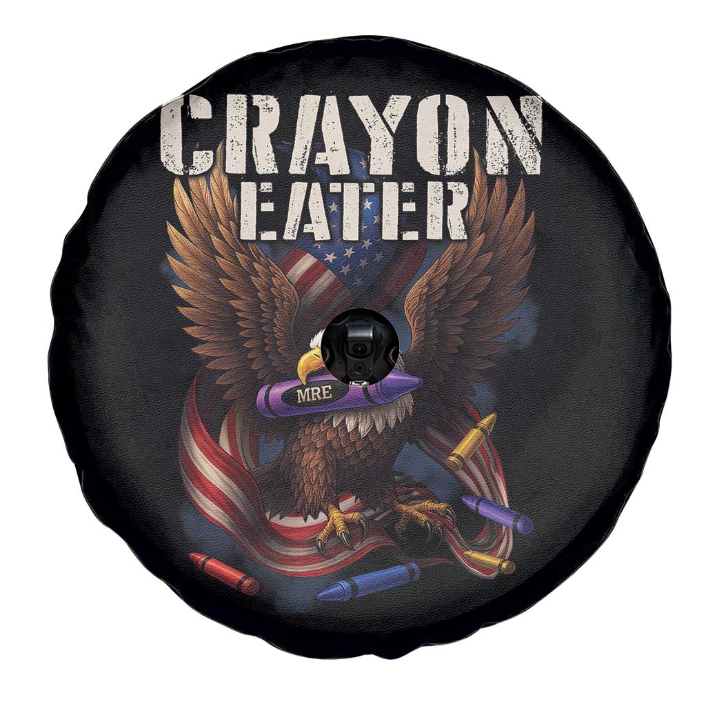 Crayon Eater Spare Tire Cover Funny Eagle 250th Anniversary Veterans Gifts TS10 Print Your Wear