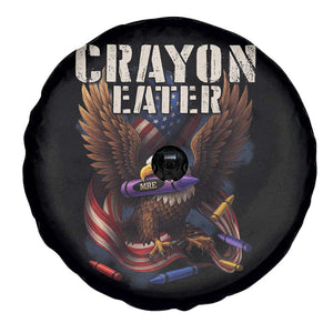 Crayon Eater Spare Tire Cover Funny Eagle 250th Anniversary Veterans Gifts TS10 Print Your Wear