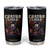 Crayon Eater Tumbler Cup Funny Eagle 250th Anniversary Veterans Gifts TS10 Black Print Your Wear