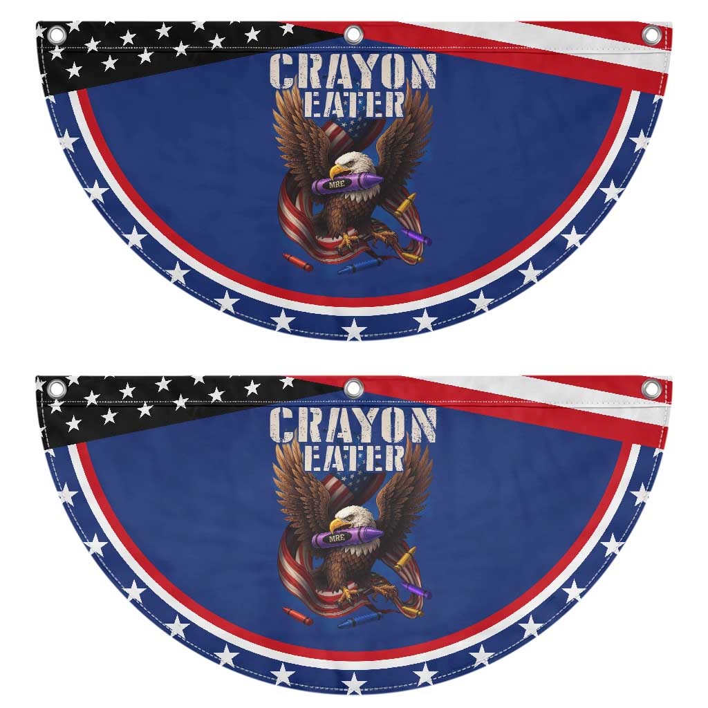Crayon Eater Patriotic Fan Flag Funny Eagle 250th Anniversary Veterans Gifts