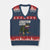 Crayon Eater V-Neck Knit Sweater Vest Funny Bulldog Military Corps Proud Soldier Family TS10 Navy Red Print Your Wear