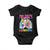 100 Days Of School Baby Onesie Rainbow Dabbing Unicorn Magic Learning Girls Gift TS10 Black Print Your Wear