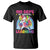 100 Days Of School T Shirt Rainbow Dabbing Unicorn Magic Learning Girls Gift TS10 Black Print Your Wear