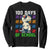 100 Days of School 100th Day Dino Sweatshirt TS10 Black Print Your Wear