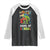 Ready To Crush 100 Days Of School Raglan Shirt T Rex Dinosaur Boys TS10 Black White Print Your Wear