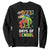 Ready To Crush 100 Days Of School Sweatshirt T Rex Dinosaur Boys TS10 Black Print Your Wear