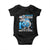 100 Days Of School Dinosaur Baby Onesie Trex 100th Day of School Boy Gifts TS10 Black Print Your Wear