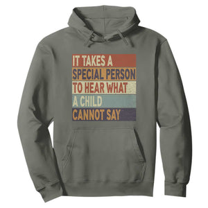 Special Education Teacher Hoodie Inspirational SPED Teachers Autism TS10 Military Green Print Your Wear