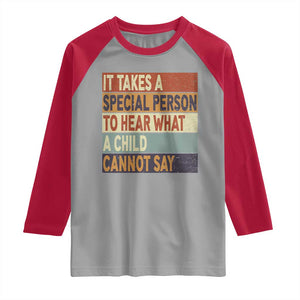 Special Education Teacher Raglan Shirt Inspirational SPED Teachers Autism TS10 Sport Gray Red Print Your Wear