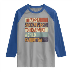 Special Education Teacher Raglan Shirt Inspirational SPED Teachers Autism TS10 Sport Gray Royal Print Your Wear