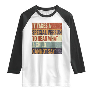 Special Education Teacher Raglan Shirt Inspirational SPED Teachers Autism TS10 White Black Print Your Wear