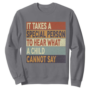 Special Education Teacher Sweatshirt Inspirational SPED Teachers Autism TS10 Charcoal Print Your Wear