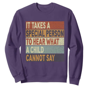 Special Education Teacher Sweatshirt Inspirational SPED Teachers Autism TS10 Purple Print Your Wear