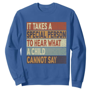 Special Education Teacher Sweatshirt Inspirational SPED Teachers Autism TS10 Royal Blue Print Your Wear