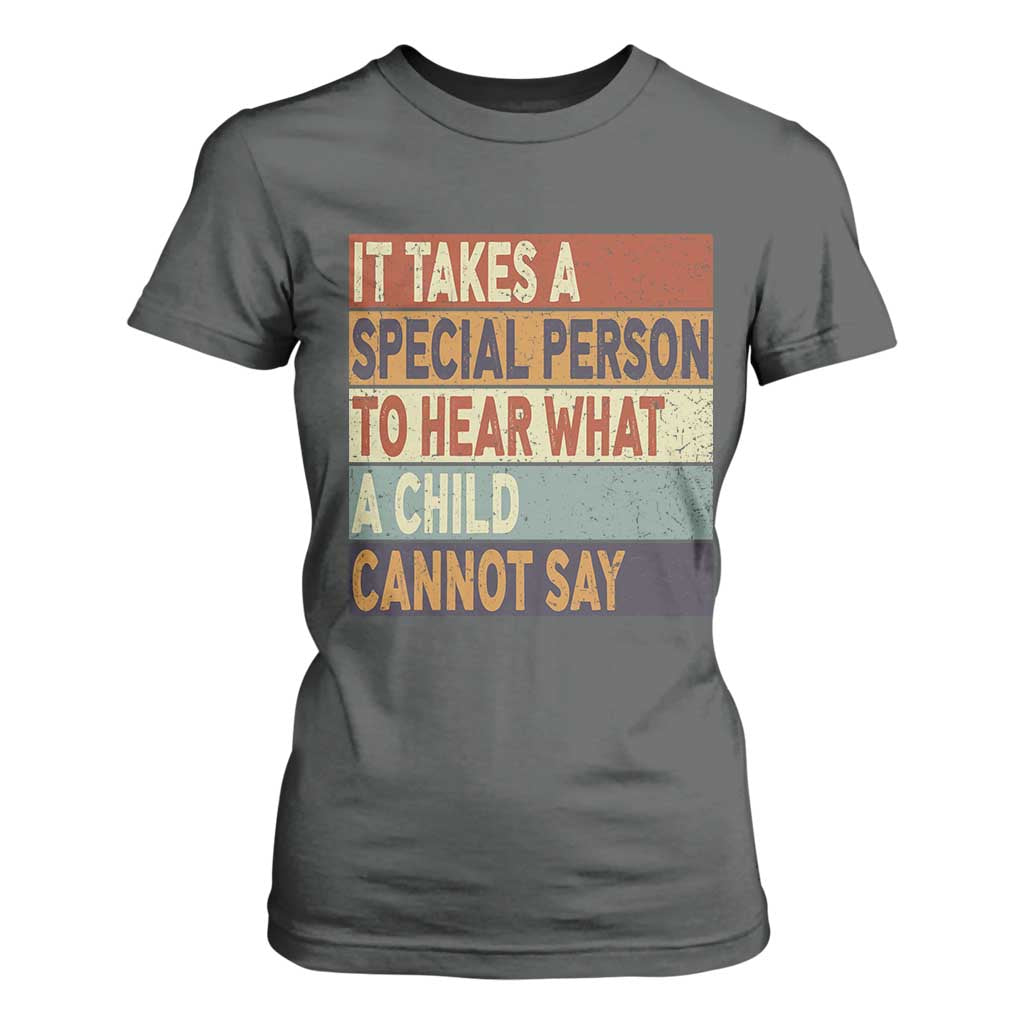 Special Education Teacher T Shirt For Women Inspirational SPED Teachers Autism TS10 Dark Heather Print Your Wear